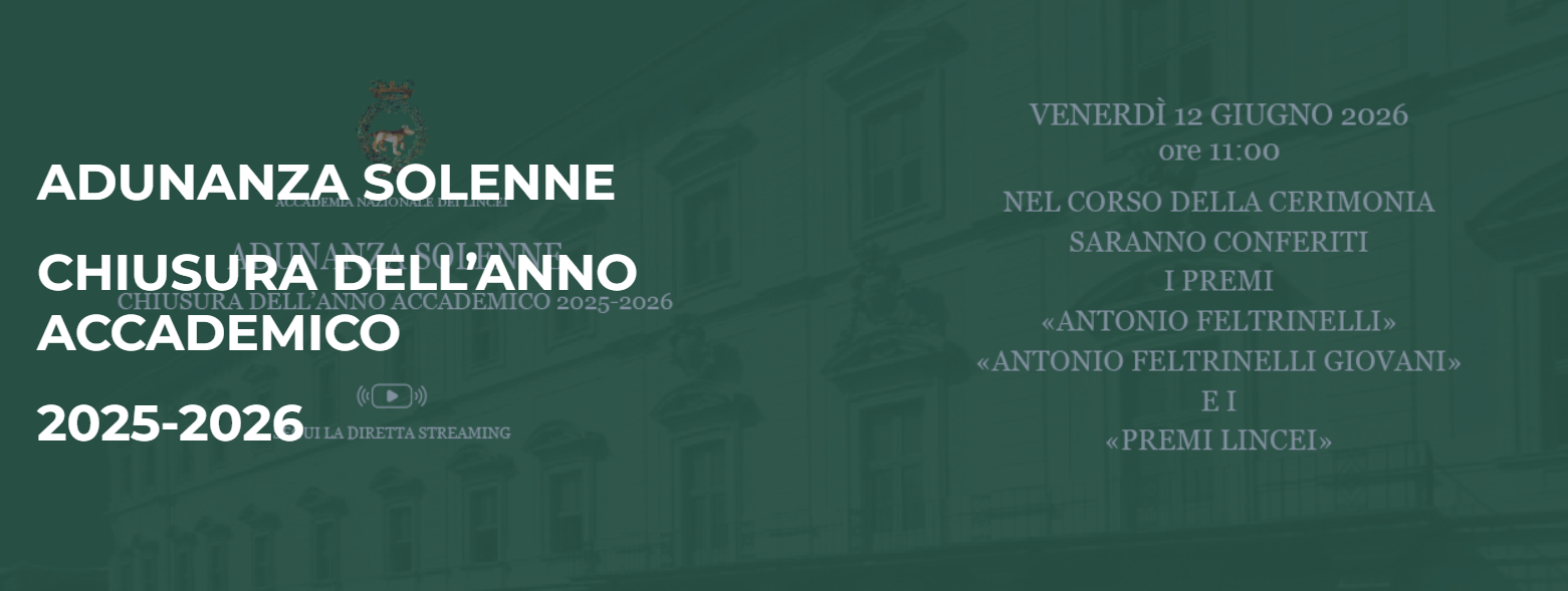 Adunanza generale solenne di chiusura dell'AA 2025-2026
